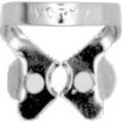 Infection ControlRubber Dam Clamp 0, Bicuspid, Winged