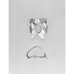 Rubber Dam Clamp 11, Left Small Molar with Short Crown