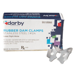 Rubber Dam Clamp 12A, Lower Right Molar