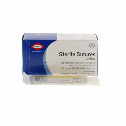 Plain Gut Sutures 1/2" Reverse, NCP-2, 3/0, 18", 12/Box