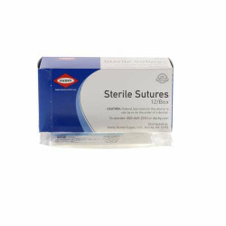 Infection ControlSilk Non-Absorbable Sutures 5/0, 1/2" Reverse Cutting, NX-8, 18", 12/Box
