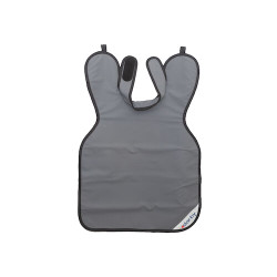 Adult Style 24 X-Ray Aprons Gray, 0.3 mm Vinyl, w/ collar