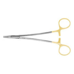 Needle Holder Vascular Stainless Steel 7 in  (NH5084)