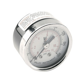 Round Pressure Gauge, 0-160 PSI