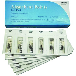 Absorbent Paper Points Cell Pack of 180