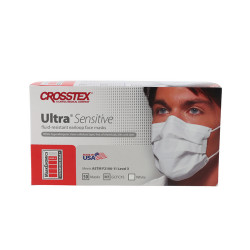 Crosstex Ultra Sensitive Earloop Mask, ASTM Level 3, 50/box - Overstock