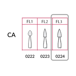 Dura White Stones CA FL3 12/Pack