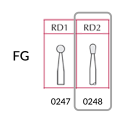 Dura White Stones FG RD2 12/Pack