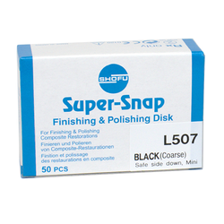 Super-Snap Disks L507, Contouring (Coarse), Mini Black 50/Pack