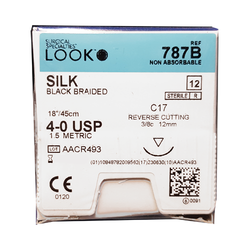 Sutures 4/0 Silk  787B