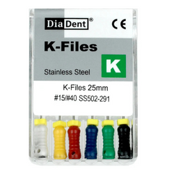 K-Files 25mm, 6/Box (DiaDent)