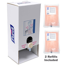 Purell GOJO Deluxe Lotion Soap with Moisturizers *** 2 X 1L Refills + Recyclable Dispenser ****