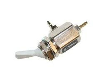 Toggle Valve, Momentary, 2-Way, Normally Closed, Gray