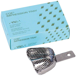 Coe Impression Trays Nickel-Plated, Regular Perforated