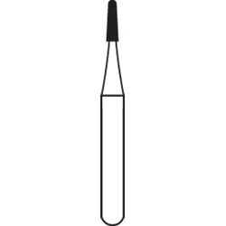 Alpen Carbide Bur 1701-315-1.20-4.10 Round End Cross Cut Tapered Fissure, 10 pcs