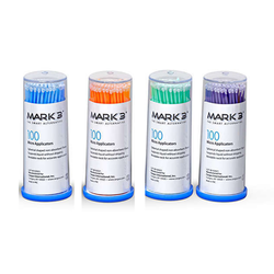 Disposable Micro Applicators Regular Assorted Colors 2.0mm(Blue,Green,Orange,Purple) 400/bx