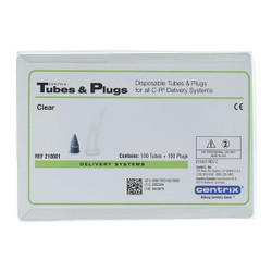 PCR Tube & Plug Clr 100/Pk