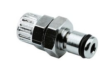 1/4" CPC Type Panel Mount Q.D. w/o Shut-off, Male