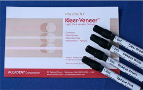 Kleer-Veneer Kleer-Veener - Opaque White Shade Refill. Light Cure Veneer  - exp. 05/2026