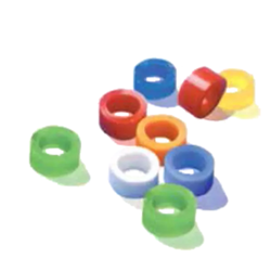 Code Rings Black Large Pack of 60