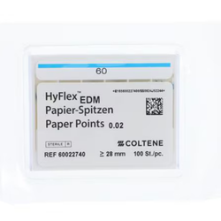 HyFlex EDM Paper Points .02 #60, 100 Pcs.