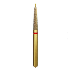 Alpen Diamond Burs, 878KP-018F, Tapered Torpedo with Pin Fine, 5/Pack