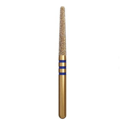 Alpen Z-Rex Zirconia Diamond Burs, FG, Medium, Round End Taper, Crown Cutting, 5/Pack