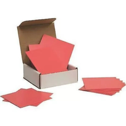 Pkg. of 200, .080" x 5" x 5" Pink Tray Material