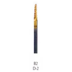 B2, (D-2) TNT-Coated Diamond Cut Regular HP Carbide Bur