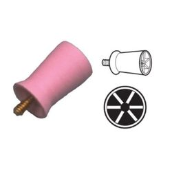 Allpro Prophy Cup Screw Type Six Webs Soft Pink Strawberry Scented, 1000/Pack