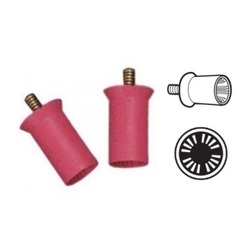 Allpro Prophy Cup Screw Type Pedo Ribbed Soft Hot Pink Unscented, 144/Pack