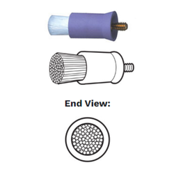 Allpro Prophy Brush Screw Type Flat White Nylon, 36/Pack