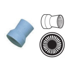 Allpro Prophy Cup Snap-On Ribbed Soft Aqua Unscented, 144/Pack