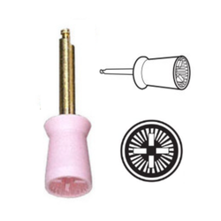 Allpro Prophy Cup Latch Mandrel Ribbed & Webbed Soft Pink Strawberry Scented, 1000/Pack