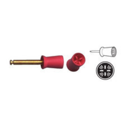 Allpro Prophy Cup Latch Mandrel Square Ribbed & Webbed Skirted Soft Hot Pink Comfort-Berry Scented, 1000/Pack