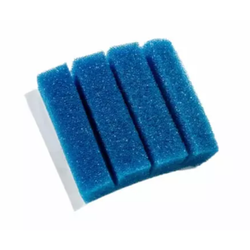 Allpro All-Wipe Instrument Cleaner Soft Aqua Adhesive Backed Foam Pads, 50/Box