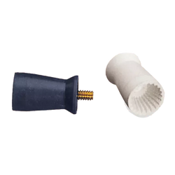 Ribbed Prophy Cup Firm White Screw-Type Box of 720