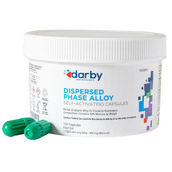 Dispersed Phase Alloy, , One Spill, 100/Pkg, Green, Fast Set, 400mg