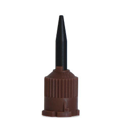 Cement Tips, Permanent Cement Tips, 48/Pkg., Brown w/ Black Tip
