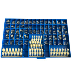 Polycarbonate Crowns, Anterior & Premolars, 180/Kit