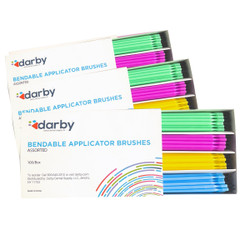 Bendable Applicator Brushes, Regular, 432/Pkg, Black