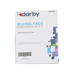Mixing Pads, 4" x 5", 100 Sheets x 3/Pkg, Parchment
