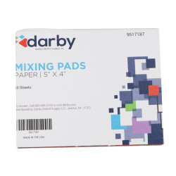 Mixing Pads, 5" x 4", 40 Sheets, Paper