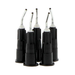 Pre-Bent Needle Tips, , 19 Ga, 100/Pkg, Black, FlowTips, D229