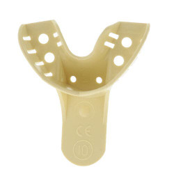 Disposable Impression Trays, Perforated Partial, 10, 12/Pkg, Lower Anterior