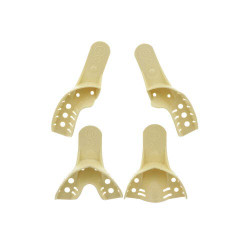 Disposable Impression Trays, Perforated Partial Assorted, 12 each, 7-10, 48/Pkg
