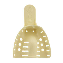 Disposable Impression Trays, Perforated Full, 3, 12/Pkg, Medium Upper