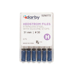 Hedstrom Files with Silicone Stops, 31mm, #30, 6/Pkg.