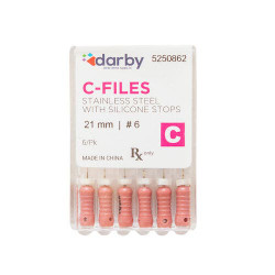 C-File, 21mm, #6, 6/Pkg.