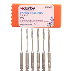 Peeso Reamers, RA, 32 mm, Asst.1-6, 6/Pkg